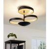 Plafonnier EGLO GROMOLA LED Noir, 1 lumière