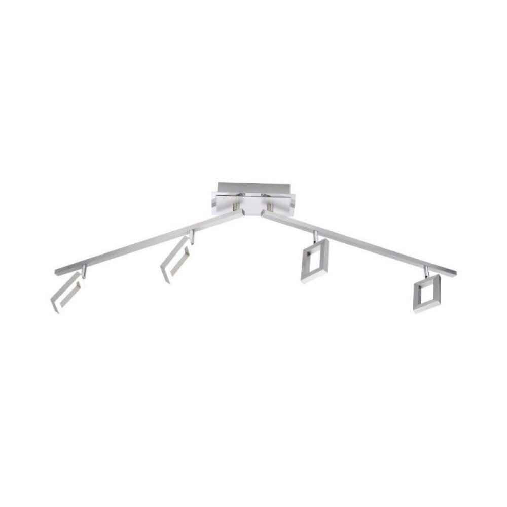 Plafonnier Paul Neuhaus INIGO LED Acier inoxydable, 4 lumières main product photo