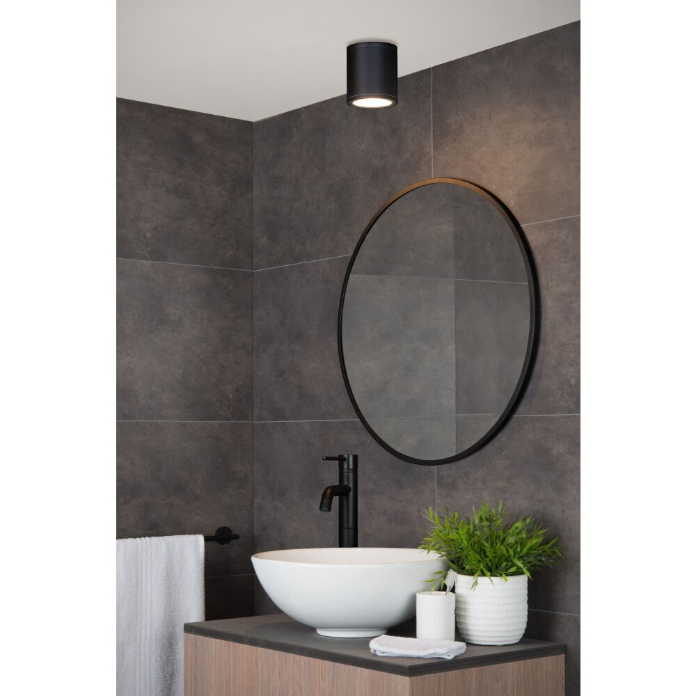 Spot de plafond Lucide AVEN Noir, 1 lumière main product photo