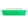 Plafonnier Brilliant Abie LED Blanc, 1 lumière, Télécommandes, Changeur de couleurs