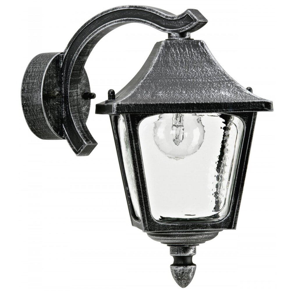 Applique extérieure Albert 1821 Noir, Argenté, 1 lumière main product photo