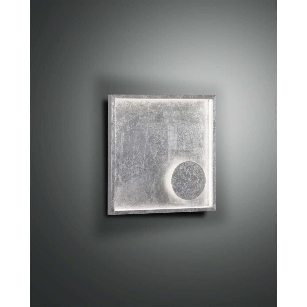 Applique murale Fabas Luce Fano LED Argenté, 1 lumière main product photo