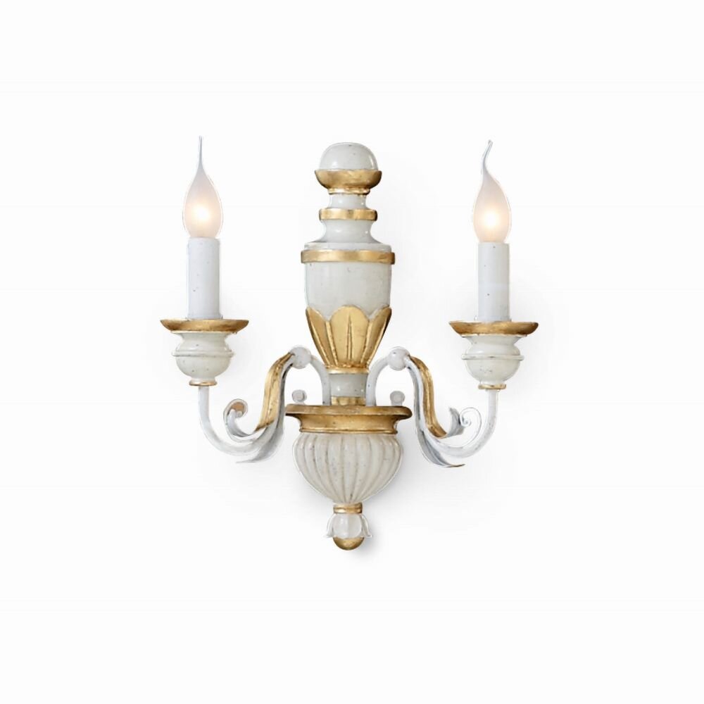 Applique murale Ideal Lux FIRENZE Blanc, 2 lumières main product photo