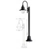 Lampadaire LCD Lengerich Noir, 1 lumière