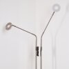 Lampadaire Gulkana LED Nickel mat, 2 lumières