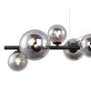 Suspension Globo JONDA LED Noir, 9 lumières Suspension Globo JONDA LED Noir, 9 lumières