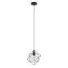 Suspension Eglo STRAITON Noir, 1 lumière