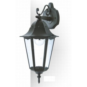 Applique extérieure LUTEC BRISTOL Noir, 1 lumière