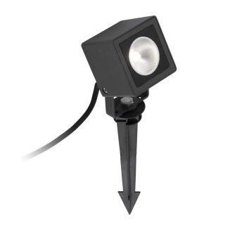 Spot de jardin Faro Sobek LED Noir, 1 lumière