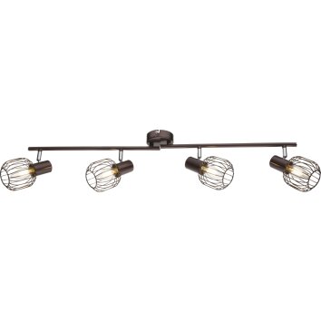 Spot de plafond Globo Akin, 4 lumières