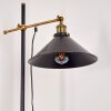 Lampadaire Gudem Noir doré, 1 lumière