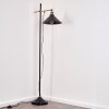 Lampadaire Gudem Noir doré, 1 lumière