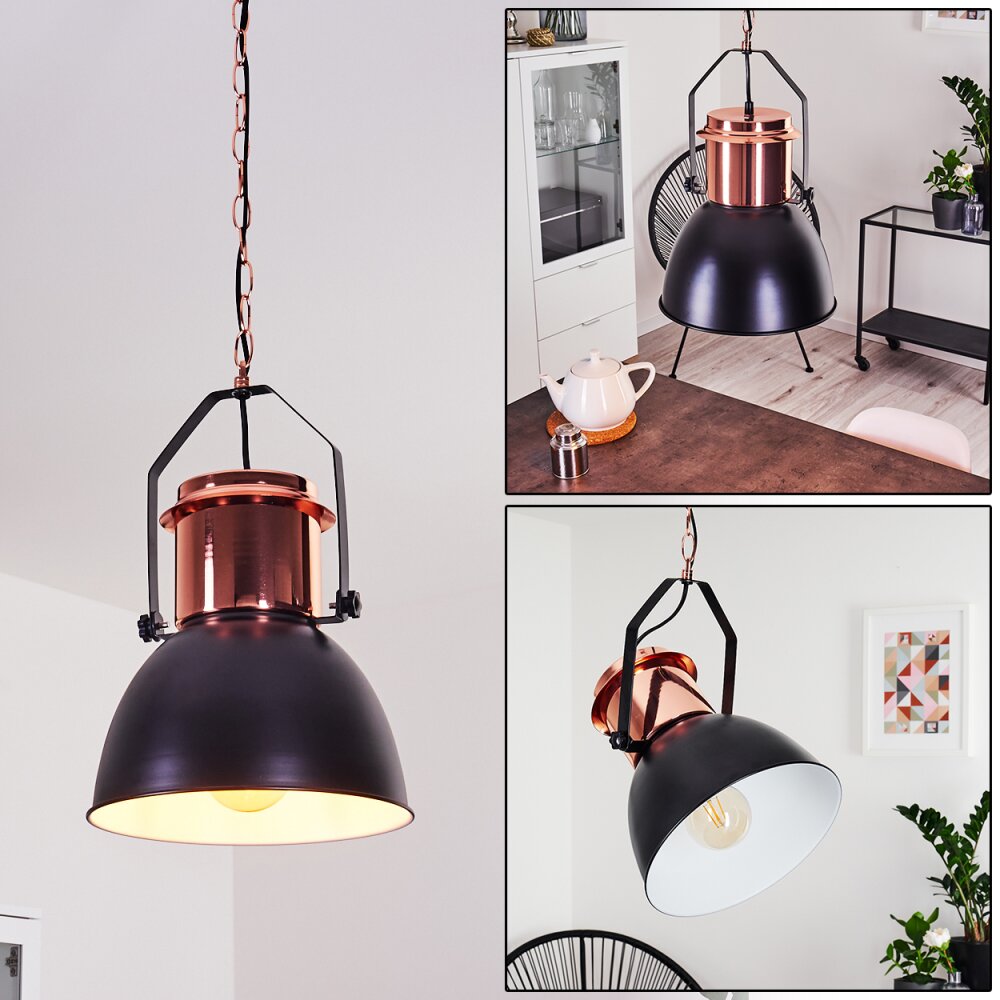 Suspension Fieberbrunn Cuivre, Noir, 1 lumière main product photo