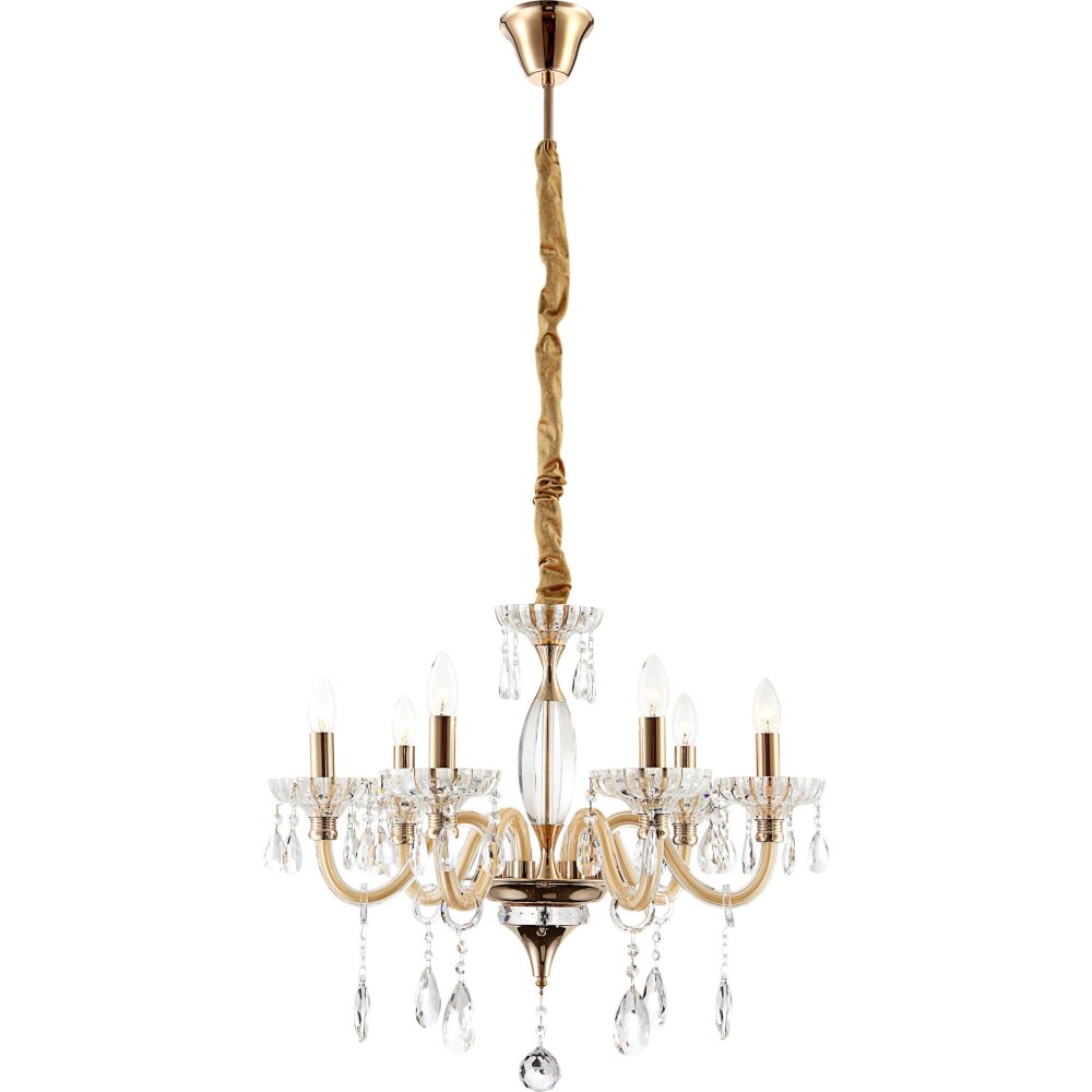 Lustre Globo MELISSA Or, 6 lumières main product photo