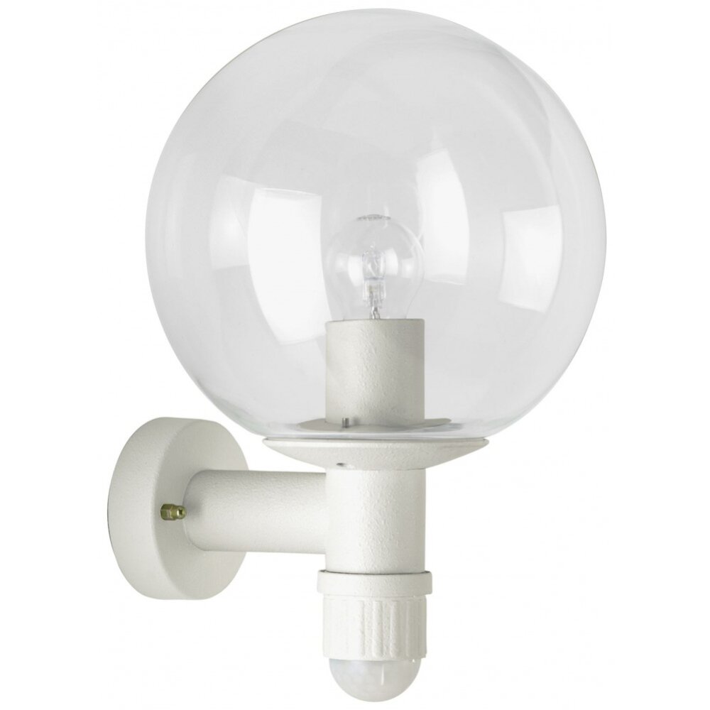 Applique extérieure Albert 641 Blanc, 1 lumière, Détecteur de mouvement main product photo
