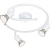 Plafonnier Globo LED Blanc, 3 lumières