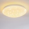 Plafonnier Norton Star LED Blanc, 1 lumière, Télécommandes, Changeur de couleurs