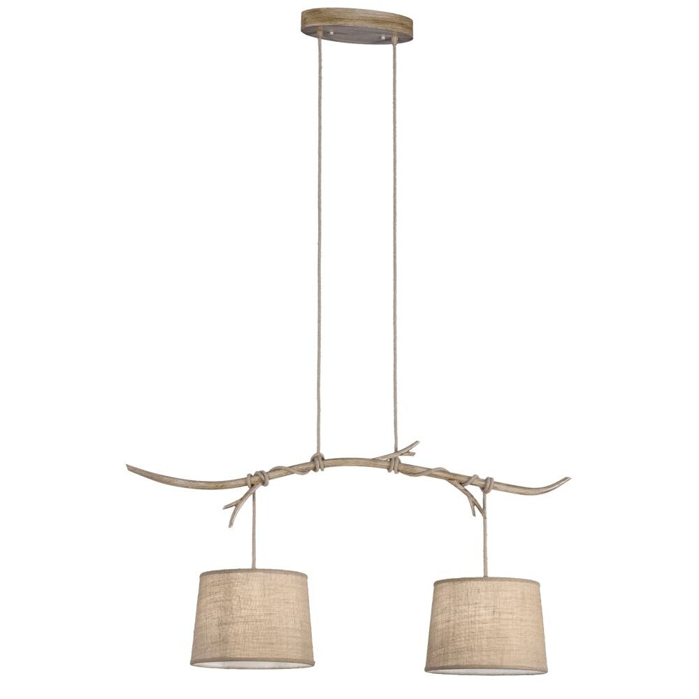 Suspension Mantra SABINA Brun, 2 lumières main product photo