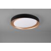 Plafonnier Reality Zeta LED Noir, 1 lumière, Télécommandes