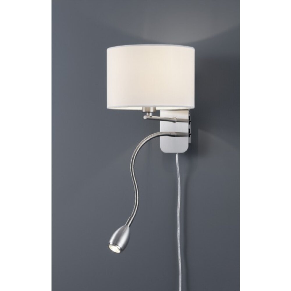 Applique murale Trio 2711 LED Chrome, Nickel mat, 2 lumières main product photo