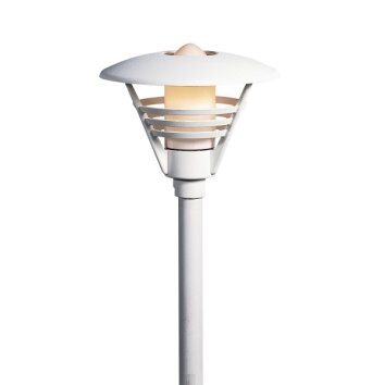 Lampadaire extérieur Konstsmide Gemini Blanc, 1 lumière