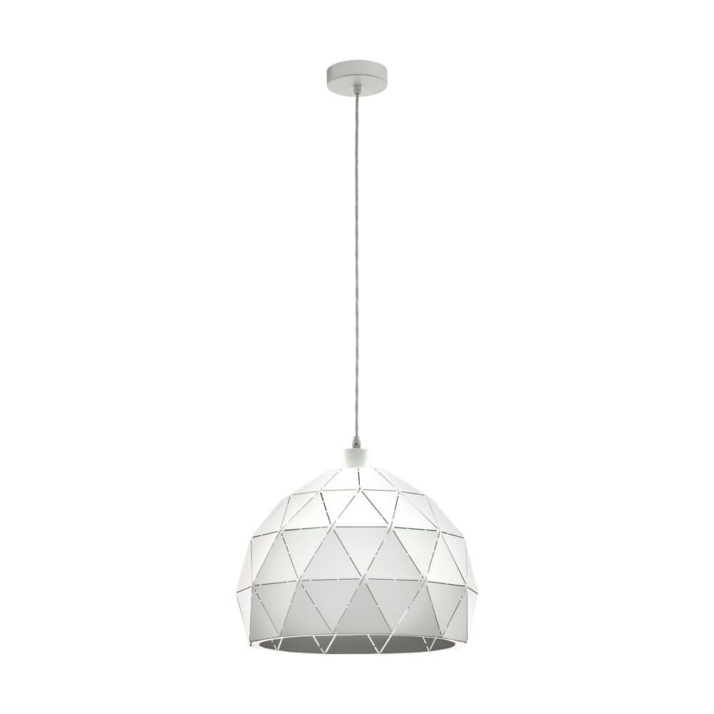 Suspension Eglo ROCCAFORTE Blanc, 1 lumière main product photo