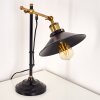 Lampe à poser Gudem Noir doré, 1 lumière