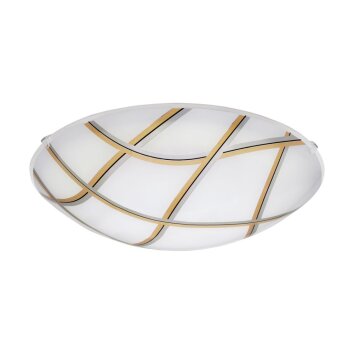 Plafonnier Eglo MARGITTA 1 LED Blanc, 1 lumière
