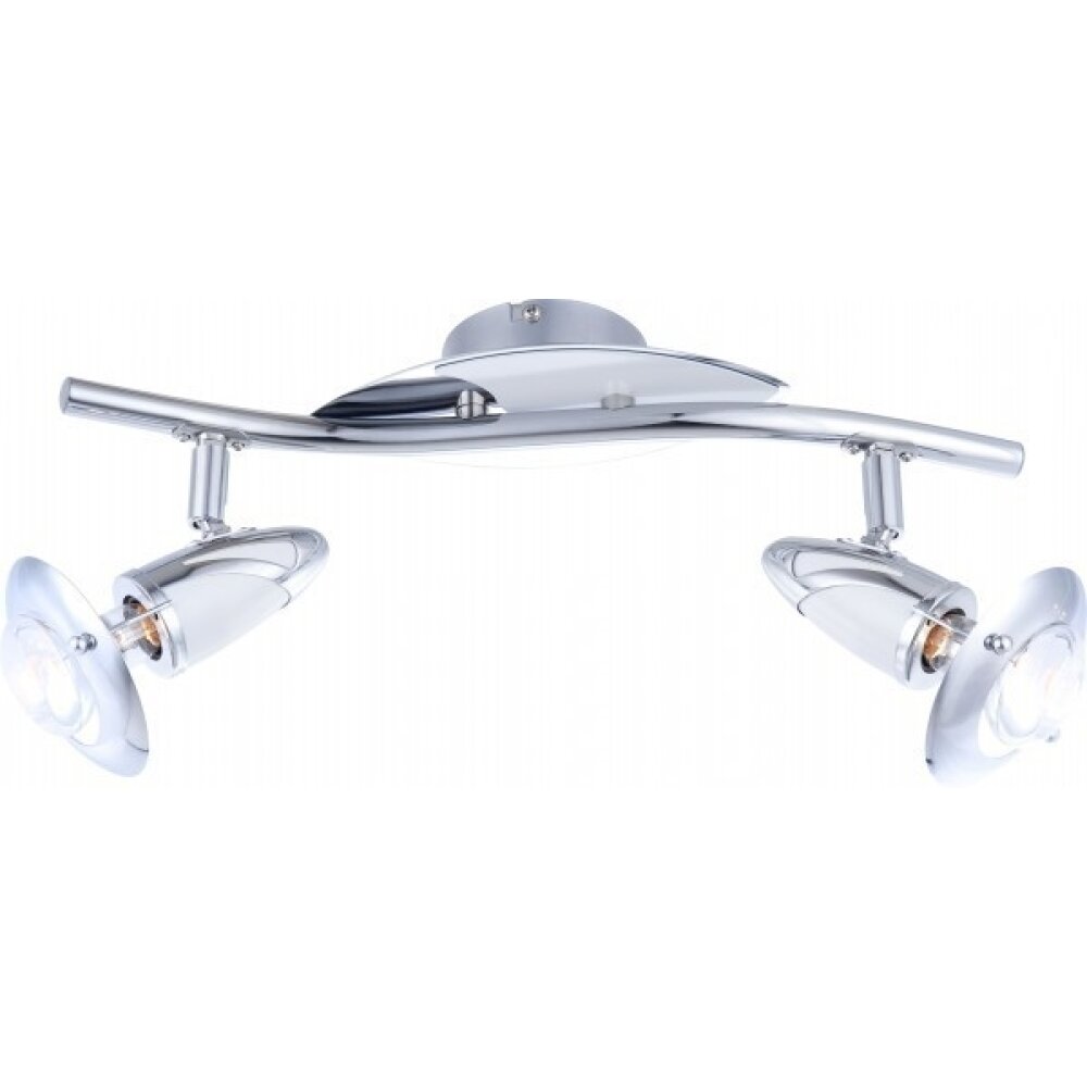 Spot Globo LORD Chrome, Acier inoxydable, 2 lumières main product photo