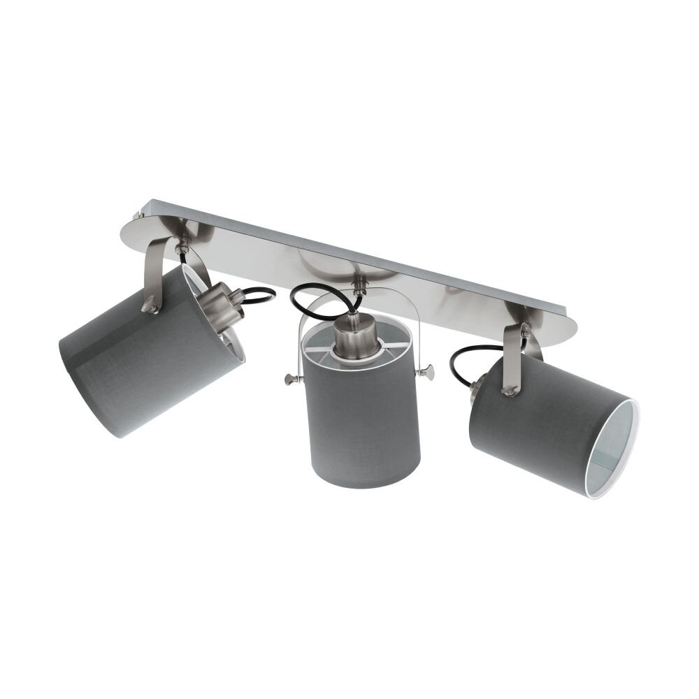 Spot de plafond EGLO VILLABATE Nickel mat, 3 lumières main product photo