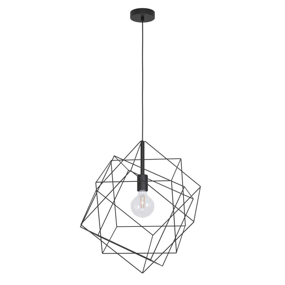 Suspension Eglo STRAITON Noir, 1 lumière main product photo