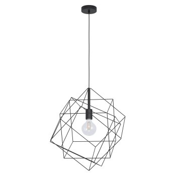 Suspension Eglo STRAITON Noir, 1 lumière