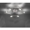Plafonnier Paul Neuhaus NELIA LED Acier inoxydable, 6 lumières