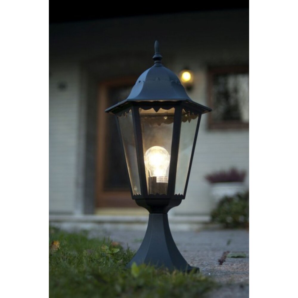 Borne d'éclairage LUTEC BRISTOL Noir, 1 lumière main product photo