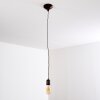 Suspension Vintage Lemone Brun, 1 lumière