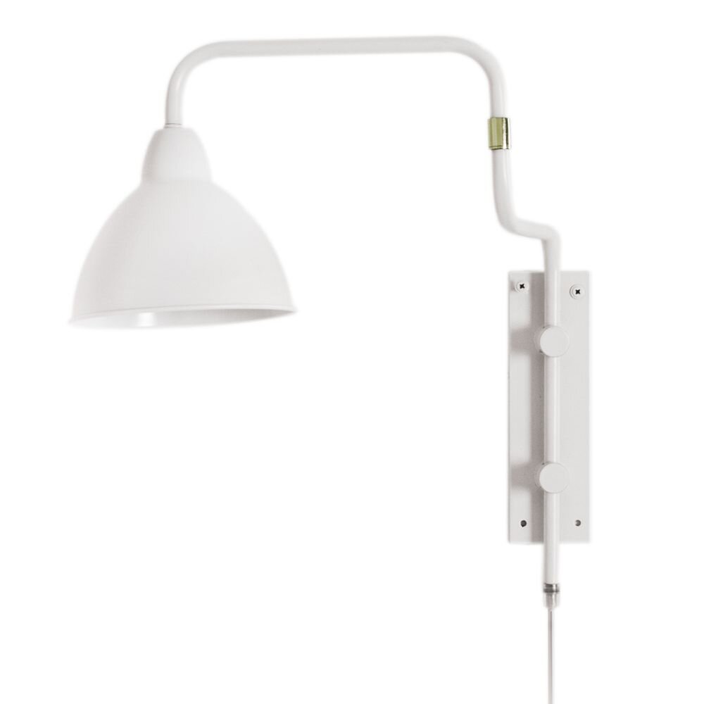 Applique murale By Rydens Brighton Blanc, 1 lumière main product photo