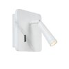 Spot mural Lucide OREGON LED Blanc, 1 lumière