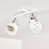 Plafonnier Safari Blanc, 2 lumières