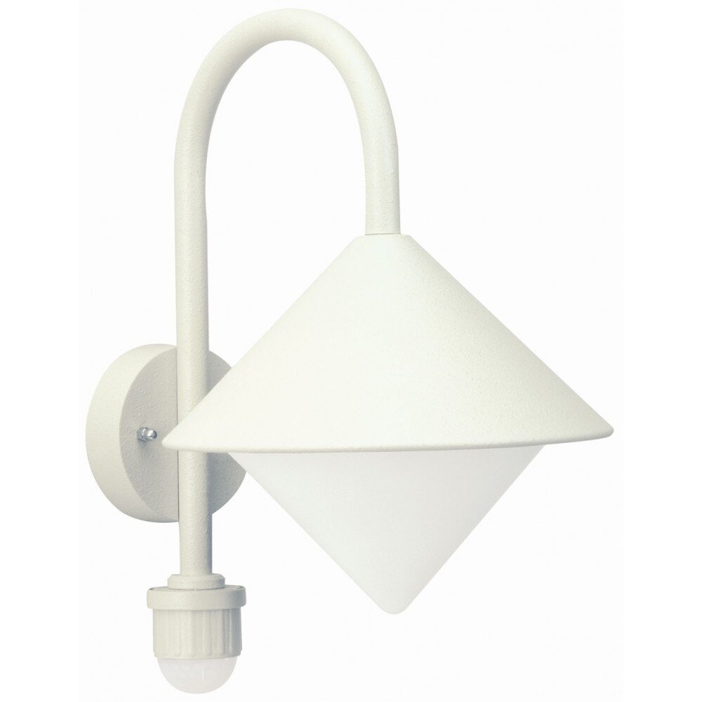 Applique extérieure Albert 646 Blanc, 1 lumière, Détecteur de mouvement main product photo