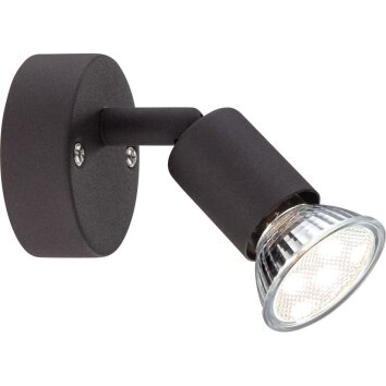 Applique murale Globo LED Rouille, 1 lumière