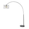 Lampe à arc Laghalerveen Anthracite, 1 lumière