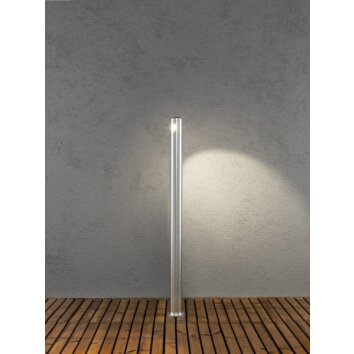 Borne d'éclairage Konstsmide Monza LED Aluminium, 2 lumières