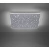 Plafonnier Paul Neuhaus Q-NIGHTSKY LED Aluminium, 1 lumière, Télécommandes