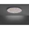 Plafonnier Leuchten-Direkt SPARKLE LED Nickel mat, 1 lumière, Télécommandes