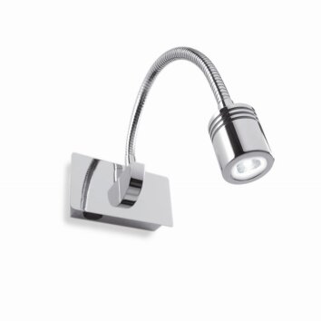 Applique murale Ideal Lux DYNAMO LED Chrome, 1 lumière