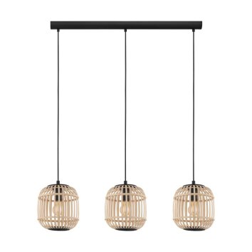 Suspension EGLO BORDESLEY Noir, 3 lumières