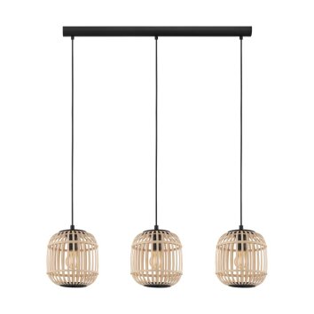 Suspension EGLO BORDESLEY Noir, 3 lumières