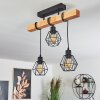 Plafonnier Barbengo Noir, 3 lumières