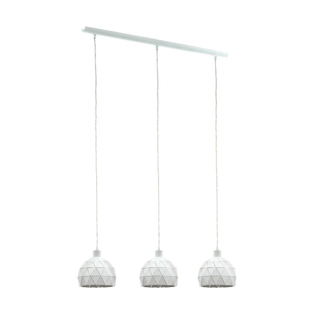 Suspension Eglo ROCCAFORTE Blanc, 3 lumières main product photo