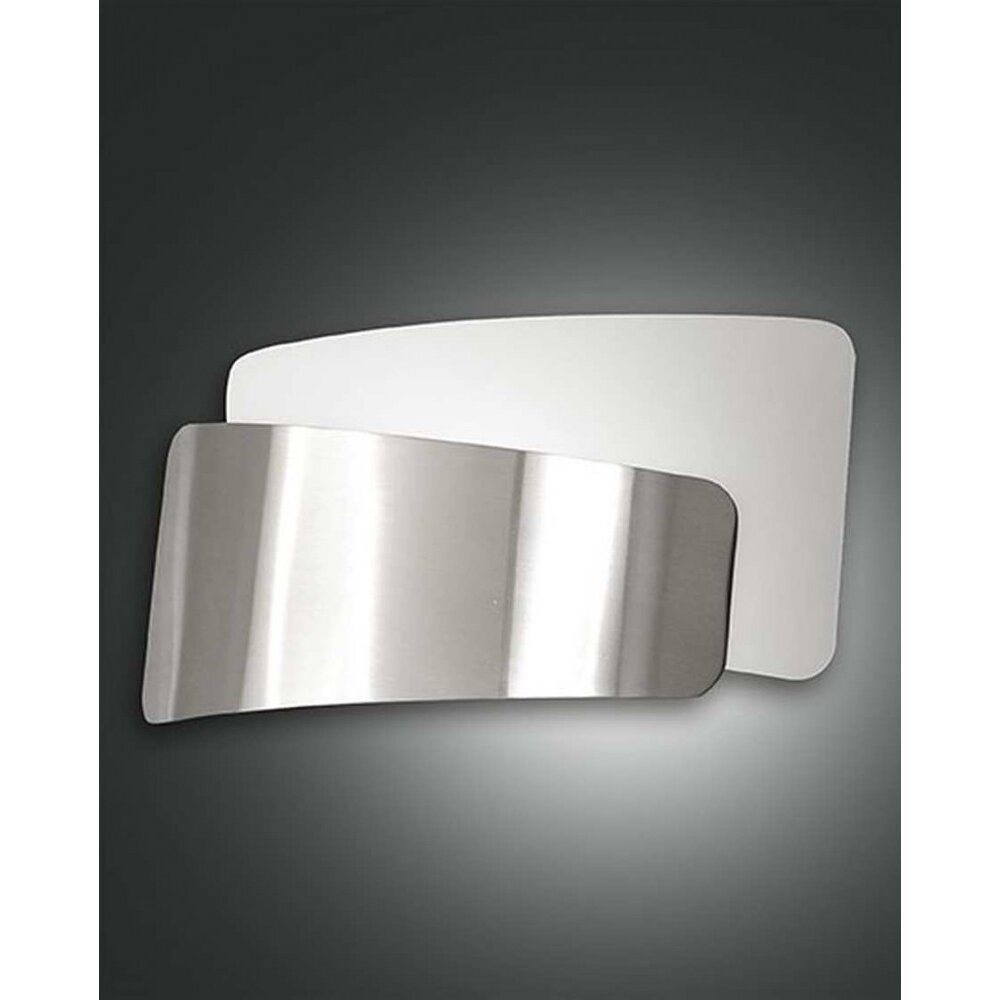 Applique Fabas Luce SLANE Nickel mat, 1 lumière main product photo